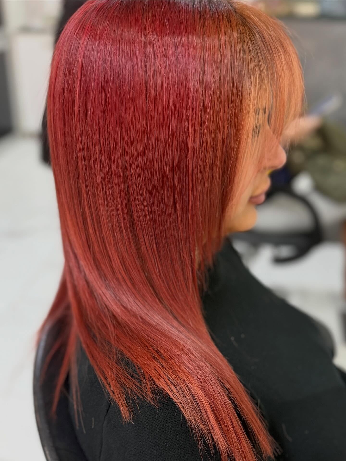 After hair transformation